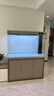 漢霸魚(yú)缸客廳大型2026新款輕奢智能水族箱超白底過(guò)濾玄關(guān)屏風(fēng)家用 淺灘灰 靠墻1.16米長(cháng)X40cm寬X155cm高 曬單實(shí)拍圖