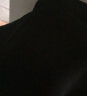 独束大码女装赫本风假两件连衣裙女夏新款胖mm减龄显瘦复古茶歇裙 黑色长款 XXL 实拍图