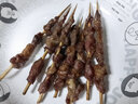 往來(lái)白丁 國(guó)產(chǎn)原切羊肉串新鮮羊肉半成品烤肉串戶外燒烤食材BBQ冷凍 生鮮 羊肉串50串 凈重650g 曬單實(shí)拍圖