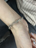 銀星銀樓招財貓手鏈S925銀復古百搭潮流銀首飾女小眾閨蜜情人節禮物送女友 招財貓銀手鏈【約9g】 曬單實(shí)拍圖