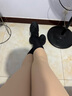 回力瑞女鞋上班工作久站不累腳25春夏新款網(wǎng)面運動鞋跑步鞋休閑鞋子女 黑色(皮面+網(wǎng)面) 36 曬單實拍圖