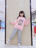 好莉婭女童褲子秋冬加絨兒童加厚衛(wèi)褲中大童休閑運動褲秋裝秋季女孩棉褲 灰色 三層夾棉 150(建議身高145左右) 曬單實拍圖