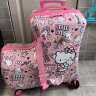 凯蒂猫 （hello kitty）儿童行李箱可坐骑行拉杆箱女童20英寸可爱旅行箱 KT18030-20A 实拍图
