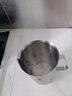 三四鋼加厚304不銹鋼量杯帶刻度奶茶20001000廚房烘焙大容量計量杯 德式量杯：2000ml(有logo) 曬單實(shí)拍圖