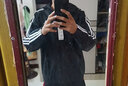 阿迪達斯（adidas）外套男 25冬季新款戶(hù)外運動(dòng)休閑服健身訓練棉羽防風(fēng)保暖羽絨服 黑色/經(jīng)典三條紋/新款主推 L 【建議體重140斤-160斤】 曬單實(shí)拍圖