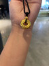 阿梵尼黃金平安扣吊墜男女999足金轉(zhuǎn)運(yùn)珠掛墜女素圈圓環(huán)項(xiàng)鏈繩定價(jià) 足金平安吊墜約2.7g 曬單實(shí)拍圖