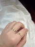 IL&CO尤珂「小薄荷」天然祖母綠戒指女18K黃金方形彩寶生日情人節(jié)禮物 天然祖母綠寶石約5分戒指 14號 曬單實拍圖