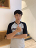BROSWAY歐美時尚古巴男士鈦鋼龍骨鏈輕奢小眾手鏈飾品生日送男友禮物 BNF14A 銀白色+黑 鏈長200mm 曬單實拍圖