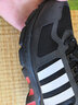 阿迪達斯（adidas）男鞋子2025秋冬季新款網(wǎng)面透氣跑步鞋耐磨休閑鞋軟底緩震運動(dòng)鞋  黑色/白 網(wǎng)面透氣 建議拍大半碼 40.5 (250mm) 曬單實(shí)拍圖