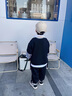 mlgt kids童裝男童套裝男孩春秋裝新款痞帥衣服兒童寶寶加絨衛(wèi)衣冬裝 黑色 90 cm 曬單實(shí)拍圖