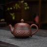余惜原礦朱泥紫砂大師西施鳳鳴壺鳥(niǎo)叫聲半手工茶壺小號旋轉大容量家用 林福璽錘紋仿古紫陶壺160ml-可鳳鳴 原礦紫砂 曬單實(shí)拍圖