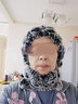 幕加格中老年人帽子女士冬季保暖獺兔毛皮草帽子老太太奶奶媽媽毛帽5122 霜黑色 帽子+圍巾一套 曬單實拍圖