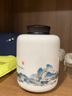 南山先生 茶具配件家用陶瓷儲(chǔ)茶罐密封罐儲(chǔ)物罐禮盒裝千里江山茶葉罐 千里江山茶葉罐組合 曬單實(shí)拍圖