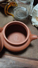 覓陶重慶榮昌陶茶壺仿古壺郭紹全純手工粗陶/細陶創(chuàng)意泡茶器創(chuàng)意茶具 細陶絞泥 220ml 曬單實拍圖