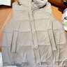 坦博爾羽絨馬甲輕壓短款休閑立領(lǐng)背心羽絨服女外套TD236006 奶茶棕 L (170) 曬單實(shí)拍圖