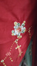 重回漢唐花想容顏原創(chuàng)唐制褙子齊胸襦裙直領(lǐng)對(duì)襟廣袖衫漢服女 紅色直領(lǐng)對(duì)襟廣袖衫/現(xiàn)貨 M 曬單實(shí)拍圖