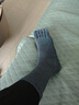 莫代爾五指襪男純棉襪防臭抗菌分趾襪春夏款帶腳趾頭分指襪子男士夏季 男款灰5 100棉 均碼 5雙 均碼 100%棉 曬單實(shí)拍圖