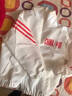G.duck兒童套裝2026新款男女寶寶衣服春秋季潮流韓系運動(dòng)服裝時(shí)尚兩件套 白+紅中國風(fēng)套裝 100 建議身高90厘米左右 曬單實(shí)拍圖