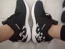 喬丹格蘭男鞋36-50秋冬季皮面棉鞋加絨保暖加厚大碼46 47 48休閑鞋防水鞋 不加絨黑白 50 曬單實(shí)拍圖