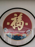 趙氏恒璽（ZONLOLV）中式銅雕畫走廊餐廳客廳沙發(fā)背景墻裝飾畫手工鏨刻圓形玄關(guān)裝飾畫 福1 100厘米【燈光款（需留電源）】 曬單實拍圖