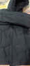 鸭鸭羽绒服男短款连帽立领厚款保暖青年2022冬季新款鸭绒外套男 藏青 180 （建议125-140斤） 实拍图