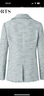 PORTS寶姿春夏新品女裝長(cháng)袖中長(cháng)夾克LM8J022MFQ087 綠色 XS (2) 曬單實(shí)拍圖