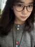 拉夏貝爾（La Chapelle）針織衫開衫女裝2025年秋冬季新款慵懶風(fēng)毛衣外套設(shè)計(jì)感軟糯上衣 灰色(高品質(zhì)) L 建議110-125斤 曬單實(shí)拍圖