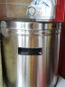 厨伴304不锈钢米桶家用密封防潮防虫15KG食品级米缸加厚米面桶面粉桶 304加厚款12KG 实拍图