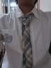 GQWWQX手打領(lǐng)帶JKDK制服日系學(xué)院風(fēng)領(lǐng)帶男窄女生格子jk領(lǐng)帶 翠綠色 檸檬海鹽-手打款 曬單實(shí)拍圖