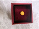 彩荷原礦俄料滿蜜雞油黃蜜蠟圓珠散珠星月金剛佛珠配件飾品七夕禮物 滿蜜雞油黃直徑12-13mm/顆 曬單實(shí)拍圖