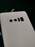 晟啟 三星Note8手機殼三星Note8保護套全包鏡頭防摔直邊液態(tài)硅膠殼個性男女款 【古董白】 曬單實拍圖