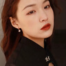 紀(jì)詩哲（GIEVSZHE）淡水珍珠耳環(huán)女高檔耳扣耳圈設(shè)計感耳飾七夕情人節(jié)禮物送老婆女友 環(huán)環(huán)相扣【精美禮盒+代寫賀卡】 曬單實拍圖