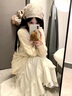 莜仙格鏤空蝴蝶結毛衣開(kāi)衫女2025年春夏薄款寬松慵懶風(fēng)V領(lǐng)針織外套上衣 米白色 M 建議 95-110斤 曬單實(shí)拍圖