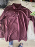 恒源祥桑蠶絲長袖t恤男士翻領中老年POLO.衫無痕上衣服男裝打底衫春秋款 82297-酒紅 薄款 180/96A 建議150-170斤 曬單實拍圖