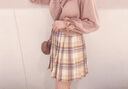jk制服格裙全套女學(xué)生裙子夏季日系少女制服百褶裙短裙學(xué)院風(fēng)半身裙JK閃動少女 小熊的裙 百褶裙+短袖襯衫+領(lǐng)結(jié) M 曬單實拍圖