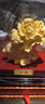 班德拉斯絨沙金白菜擺件工藝品開(kāi)業(yè)禮品辦公室擺件百財招財擺件搬家禮物 絨沙金百財A 長(cháng)約33*18*27cm 曬單實(shí)拍圖