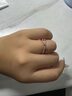 芠拉交叉簡(jiǎn)約鋯石食指戒指女潮網(wǎng)紅時(shí)尚個(gè)性可調節微鑲玫瑰金指環(huán) 交叉戒指  A23-207 曬單實(shí)拍圖