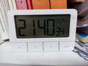 得力（deli） 電子計時(shí)器學(xué)習桌面提醒器考研學(xué)生做題定時(shí)器可鬧鐘廚房烘焙秒表時(shí)間管理神器磁吸設計 白色 曬單實(shí)拍圖