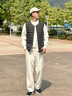 波司登25春疊穿羽絨服男90絨V領防風保暖內搭馬甲背心B250130001 曬單實拍圖