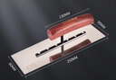 科麥鑫抹泥刀不銹鋼抹灰刀抹子刮膩子工具批墻刀硅藻泥收光刀鉚釘批灰刀 不銹鋼【8*9*25】櫸木柄抹子 曬單實(shí)拍圖