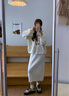 他她（TATA）烏梅子醬厚底德訓(xùn)鞋女鞋透氣新款休閑增高板鞋女W9B02AM5 米白/啡（單里） 36 曬單實拍圖