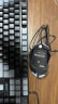 宏碁（acer）键盘 键盘鼠标套装 拼色游戏背光发光机械手感键盘鼠标 台式电脑lol吃鸡网吧电竞薄膜键鼠 黑灰 实拍图