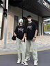 浩術(shù)復(fù)古藍(lán)彎刀牛仔褲男款夏季美式hiphop褲子高街微喇直筒褲水洗泥色 2066藍(lán)色【彎刀微喇直筒款】 XL 曬單實(shí)拍圖