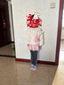 戴維貝拉（DAVE＆BELLA）童裝女兒童裙子春秋小童衣服公主裙女童連衣裙幼兒衣服新款童裙 白色 130 cm（(建議身高120-130cm） 曬單實(shí)拍圖