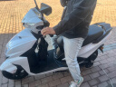 杰帆（JF）踏板摩托车可上牌125cc尚领燃油外卖车男女式踏板车摩托车助力车 蓝分黑 标准款 实拍图