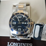 浪琴（LONGINES）瑞士手表 康卡斯潛水系列機械鋼帶男表 L37423967 藍色太陽(yáng)飾紋41.0 mm 曬單實(shí)拍圖