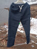 至濤褲子男秋冬季牛仔褲直筒寬松美式復古加絨潮牌工裝闊腿褲休閑長(cháng)褲 黑灰色【加絨】 L ( 建議100-110斤可穿 ) 曬單實(shí)拍圖