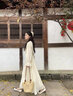 九寸陽(yáng)光溫柔芭蕾瓢鞋平底鞋法式復(fù)古軟底銀色新中式單鞋春夏季小香風(fēng)女鞋 蝴蝶結(jié)單鞋米白色（偏小一碼） 39 曬單實(shí)拍圖