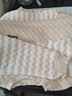 巴布豆兒童保暖內衣套裝加絨加厚男童秋衣秋褲全棉女童寶寶秋冬裝 3層夾棉 男款 4021 米杏條紋 130 cm參考身高125-135 曬單實(shí)拍圖