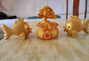 年年有魚(yú)金魚(yú)擺件客廳酒柜電視柜玄關(guān)擺件工藝品喬遷之喜搬家禮物 年年有魚(yú)（一對）+黃金樹(shù) 曬單實(shí)拍圖